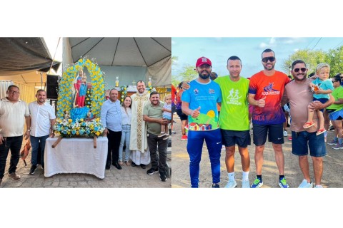 Vereador Abimael reafirma compromisso com a comunidade durante festejos da padroeira Nossa Senhora dos Navegantes do distrito de Piaus