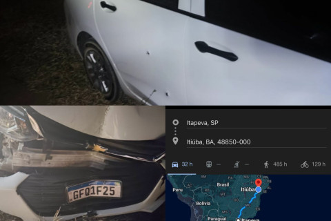Polícia Militar Encontra Carro Crivado de Balas em Itiúba